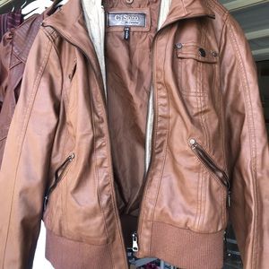 Ladies Jacket with knitted hoodie